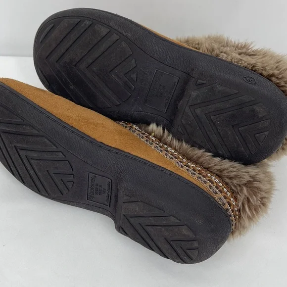 ISOTONER WOMENS SIZE 9.5-10 Cozy Faux Fur Lined Slippers - Picture 8 of 8